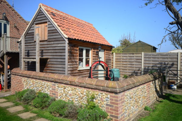 Wooden-shed-brick-wall-build-norfolk-1024x683